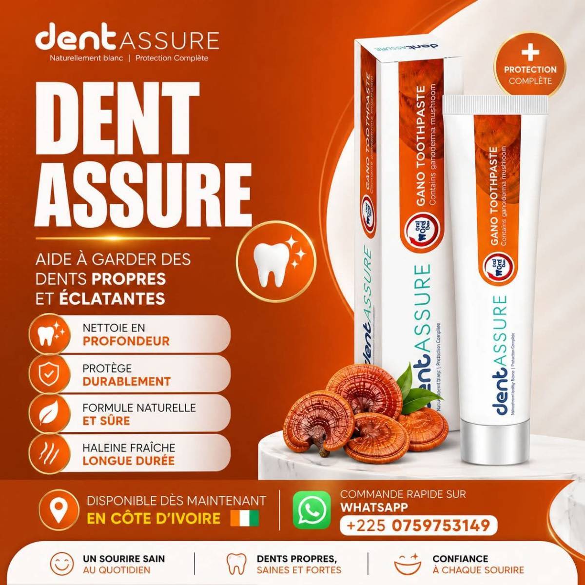 VESTIGE DENTIFRICE AU GARNODERMA 