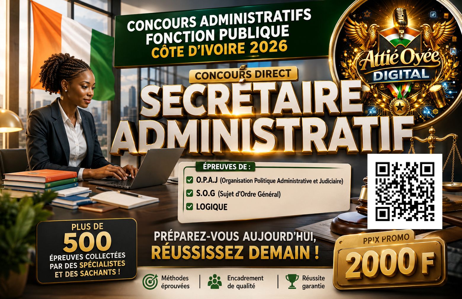 Réussir mon concours administratif direct Secrétaire administratif