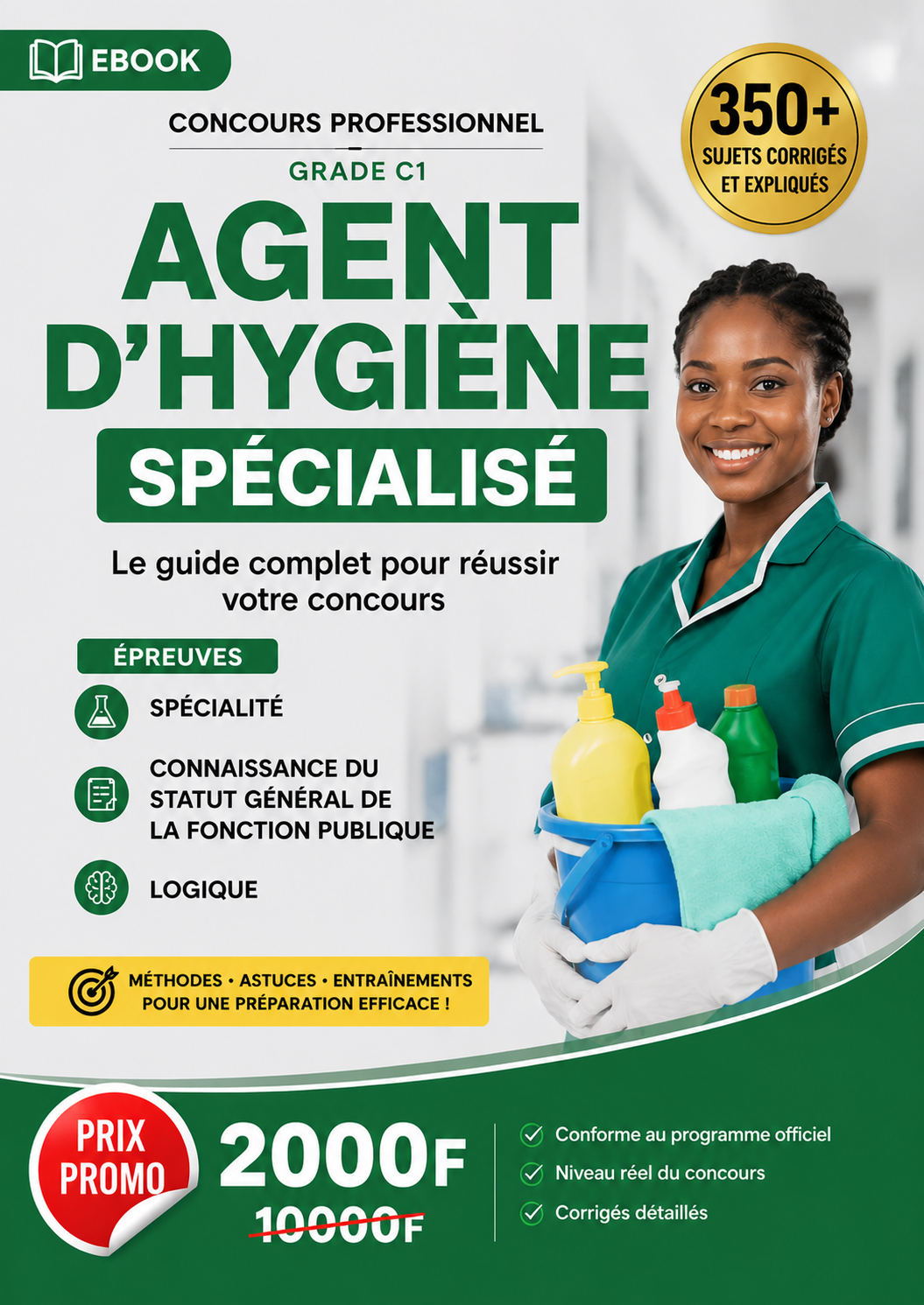 Réussir à mon concours administratif professionnel: Agent d'hygiène spécialisé